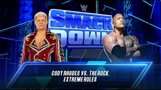 CODY RHODES vs THE ROCK l EXTREME RULES l SMACK DOWN l WWE2K23