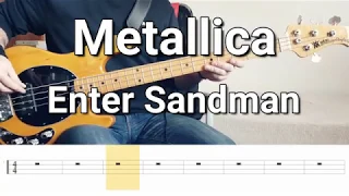 Metallica - Enter Sandman (Bass Cover) Tabs