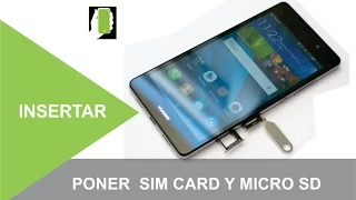 HUAWEI P8 LITE  ☑️Cómo Instalar  La Sim Card  Y La Micro SD 📲 #OrientadorMovil