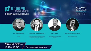 5’inci e-Safe Siber Güvenlik Zirvesi – 3’üncü Bölüm: Gerçekleştirme Yaklaşımı