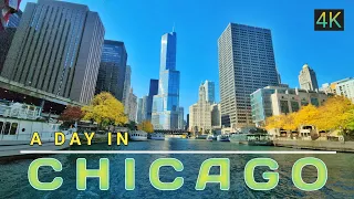 A Day in Chicago Vlog | Chicago Architecture Boat Tour Vlog | Chicago Visit 2022 | Chicago Downtown
