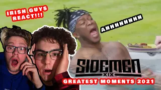 WE REACT to THE GREATEST SIDEMEN MOMENTS 2021 - PART 1/2