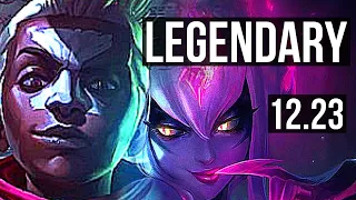 EKKO vs EVELYNN (JNG) | 10/0/0, 7 solo kills, 1300+ games, 1.8M mastery | EUW Master | 12.23