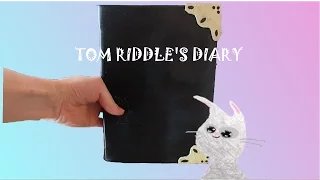 How to make Tom Riddle's Diary | Bunny's Craft