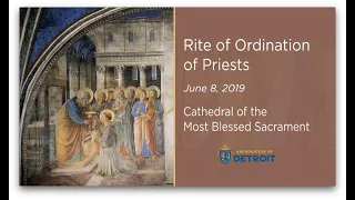 Rite of Ordination of Priests 2019