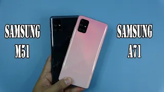 Samsung Galaxy M51 vs Galaxy A71 | Snapdragon 730G vs Snapdragon 730