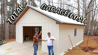 I BUILT MY DAD A GARAGE | Building your own detached garage.