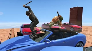 Насилие над кола! GTA 5