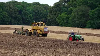 MV Oldtimer Pflügen 💪😳 2022  Schlagresdorf mit K-700 Schlüter Fortschritt MB-Trac