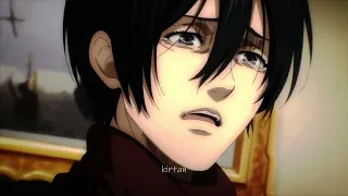 mikasa x eren // attack on titan // heat waves // amv