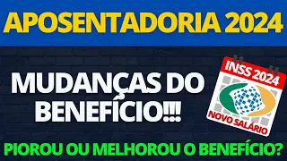 APOSENTADORIA 2024 SOFRERÁ MUDANÇAS DO INSS! NOVO BENEFÍCIO SOCIAL! VEJA O QUE MUDOU!