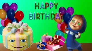 Бесплатно Футаж Happy Birthday