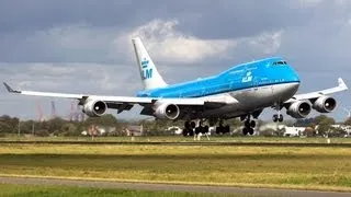 FS2004 - Boeing 747 406GE KLM - Landing At Amsterdam Schiphol(AMS)