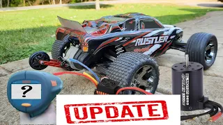 Traxxas Rustler XL5 Cheap Brushless Upgrade, Go Faster Update