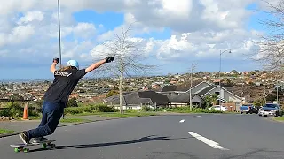 Freeriding down Lake Panorama