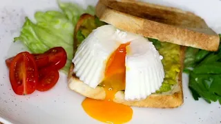 AVOCADO & POACHED EGG SANDWICH IS SO DELICIOUS THAT I MAKE IT FOR BREAKFAST ALMOST EVERY DAY