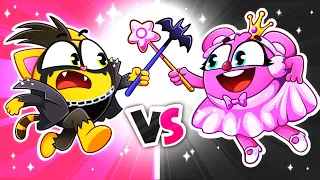 Pink vs Black Challenge 💗🖤 | + More Funny Stories 😻🐨🐰🦁 by Baby Zoo