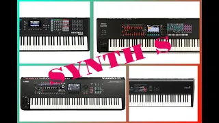 Yamaha Montage m8x Vs Roland Fantom Vs Yamaha Montage Vs Korg Nautilus  Vs Kurzweil k2700