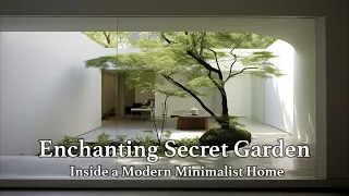 Hidden Secret Garden Inside Ultra Modern Home!