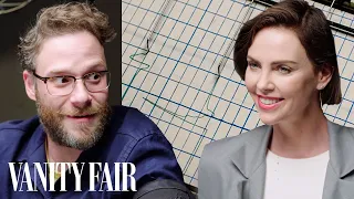 Seth Rogen and Charlize Theron Take a Lie Detector Test | Vanity Fair