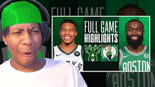 Lvgit Reacts To Milwaukee Bucks vs Boston Celtics  Full Game Highlights | November 22, 2023