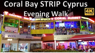 Join us on a walk down Coral Bay Strip in Paphos Cyprus