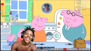 IShowSpeed Reacts To His Episode In Peppa Pig😭*BREAKS CHARACTER*