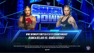 Bianca Belair VS. Ronda Rousey (WWE 2K23) (Women’s US Championship) (Read Desc for Storyline Update)