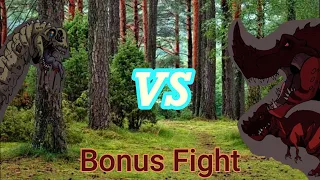 Infected Sauropod vs Horned Rex Dinosaur Bonus fight Tournament S1 - SPORE