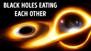 Scientists found a giant black hole eating another one