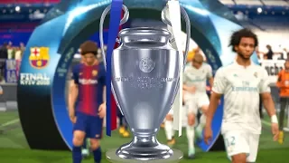 PES 2018 Champions League Final Real Madrid Vs. Barcelona Legend Level Full Match
