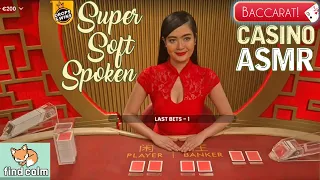 Unintentional ASMR Casino ❤️ Turns Out She's An ASMR Goddess 🙏 Soft Spoken Baccarat