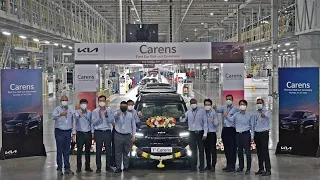 🔥 Kia Carens Game Starts 🔥 | First Unit Rolls Out Of Plant | Reaching Dealers