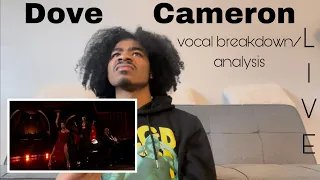 Dove Cameron -  Boyfriend (LIVE) AMA | Vocal Breakdown/Analysis