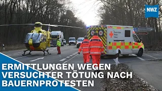 Mann fährt Landwirt bei Treckendemo um