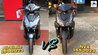 NVX 155 2023 VS AIRBLADE 160 2023 ▶️ NGANG GIÁ - TẬU EM NÀO..? 🔴 GIÁ XE MÁY VLOGS