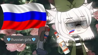 Клип 🇷🇺 Russian girl 🇷🇺 gacha Life на русском.