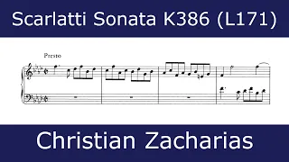 Domenico Scarlatti - Sonata in F minor K386 (Christian Zacharias)