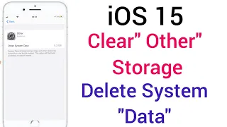 How to Clean System Data on iPhone in iOS 15; (2021)
