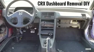 How to Remove Dashboard - 88-91 Honda CRX & Civic