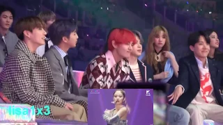 181201 BTS reaction to BLACKPINK - DDU DU DDU DU @MMA 2018