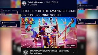 Welcome back! The Amazing Digital Circus episode 2: candy carrier Chaos Reaction. Sad scary! Ep -2