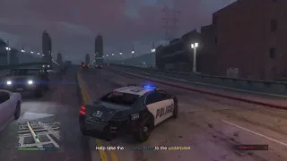 I messed up my police car | GTA Story mode