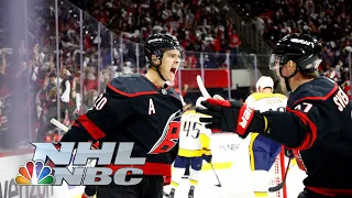 NHL Stanley Cup 2021 First Round: Predators vs. Hurricanes | Game 2 EXTENDED HIGHLIGHTS | NBC Sports