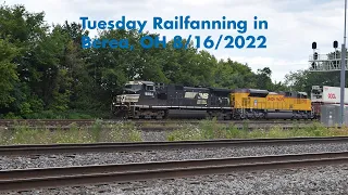 Tuesday Railfanning in Berea, OH (8/16/2022)