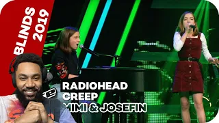 Radiohead - Creep (Mimi & Josefin) | Blind Auditions | The Voice Kids 2019 (REACTION)