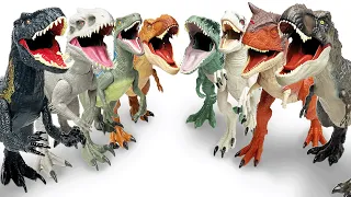 The BIGGEST Super Colossal Figures Collection Haul | T-Rex, Giganotosaurus, Indominus Rex, and More!