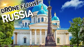 Russia Unveiled: A Majestic Aerial Odyssey | 4K Drone Exploration 🚁🇷🇺