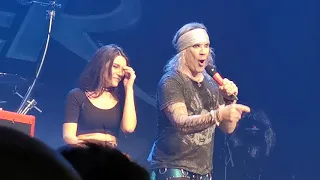 Steel Panther & Girl on stage (live, Zurich, Switzerland)