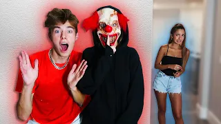 SCARY HALLOWEEN PRANKS ON MY FRIENDS!!